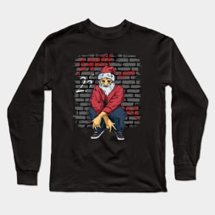 Merry Gangster Santa Long Sleeve T-Shirt